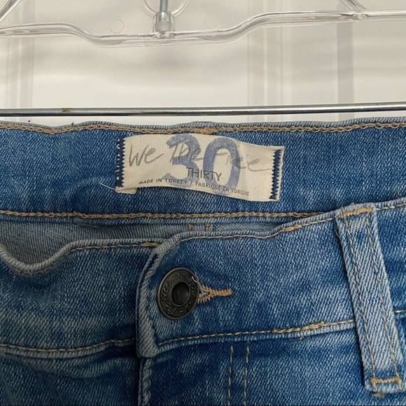 Free People We The Free Great-Heights Frayed Skinny-Jean Size 30 - Picture 4 of 10